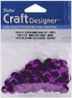 Cupped Sequins Purple 8mm