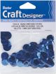 Cupped Sequins Royal Blue 10mm