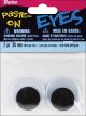 Paste On Wiggle Eyes 30mm Black