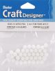 Acrylic Pom Poms White 5mm