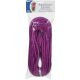 Mesh Tubing Purple and Purple Metallic 8 mm X 20 Yard