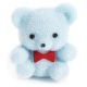 Mini Blue Flocked Baby Teddy Bears