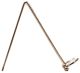 Easel Metal Display Stand Gold 6 Inches