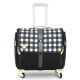 360 Crafters Bag Fold Up Plaid Black