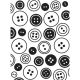 Embossing Folder Buttons Background 4.25 X 5.75 Inches