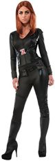 Secret Wishes Womens Marvel Universe Captain America The Winter Soldier Deluxe Black Widow Costume Multicolor Medium