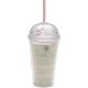 Double Wall Cup with Round Lid Clear