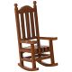 Timeless miniatures Wood Rocking Chair 1.5 x 3.75 Inches