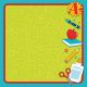 Scrapbook Paper 3D School 12 X 12 Inches