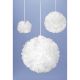 Tissue Paper Pom Pom Kit White