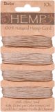 Hemp Cord Set Assorted Natural Colors 168 feet