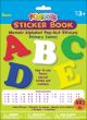 Alphabet Sticker Book Memoir Style Primary Colors