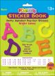 Alphabet Sticker Book Dotty Style Bright Colors