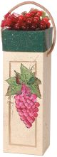 Paper Mache Square Wine Box 4.25 Inches X 12.25 Inches