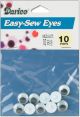 Sew On Wiggle Eyes 10mm