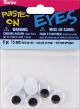 Paste On Movable Oval Wiggle Eyes 15mm Black