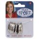 Team Sport Metal Charms Silver 1 Inch Football