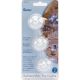 Submersible Tea Lights White Clear