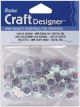 Cupped Sequins Crystal Iridescent 8mm