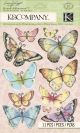 K and Company Floral Butterfly Grand Adhesions Sticker By Susan Winget