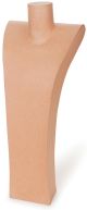 Paper Mache Jewelry Display Torso Form 6 x 15 inches