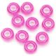 Pony Beads Hot Pink 6mm X ?9mm