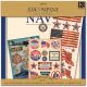 Scrap Kit 12X12 Inches Military Navy