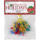 Plastic Christmas Tree Bulbs 8 mm Flame Multicolor