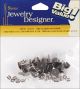Flat Pad Earring Posts and Butterfly Clutches 10 mm Surgical Steel