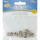 Brass Tie Tacks with Clutch Nickel Plated