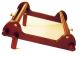 Large Solid Oak Bead Loom with Legs 15 X 14 X 3.5 Inches