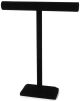 Single Bar Jewelry Stand 18 Inches X 14 Inches Black Velvet