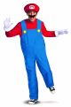 Super Mario Deluxe Mens Adult Costume Red And Blue X Large 42 46 