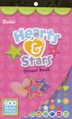 Sticker Book Hearts and Stars 9.5 X 6 Inches