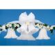 Bridal Paper Bells 9 Inches White