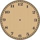 Specialty Paper Pack 12 X 12 Die Cut Clock