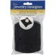 Self Folding Jewelry Box 4.5 X 3.5 Inches Black Velvet