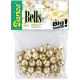 Jingle Bells Gold 0.5 Inch