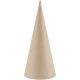 Paper Mache Open Bottom Cone 7 X 3 Inches