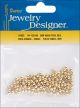 Pearl Beads Round Metallic Gold 3mm