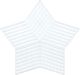 Plastic Canvas Shape Stars 3.25 Inches Clear