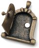 Fairy Door metal Charm Dome Antique Bronze