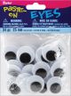 Paste On Wiggle Eyes Round 25 mm Black