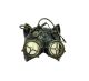 Gold Steampunk Kitty Cat Women s Costume Half Mask with Goggles Masquerade