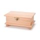 Wood Box Hinged With Ball Legs 7.625 X 4.625 X 3.5 Inches