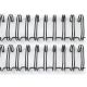 The Cinch Book Binding Wires 1 Inch Black