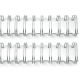 The Cinch Book Binding Wires 0.75 Inch Silver