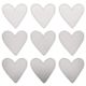 Lucky Dip Collection Foil Stickers Silver Hearts