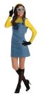 Womens Despicable Me 2 Minion Costume with Accessories Multicolor Small