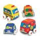Melissa and Doug Pull Back Vehicles Soft Baby and Toddler Toy Set